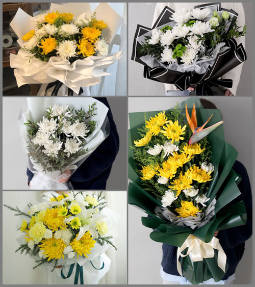 青海黄南州河南蒙古族自治县柯生乡白事花束代送